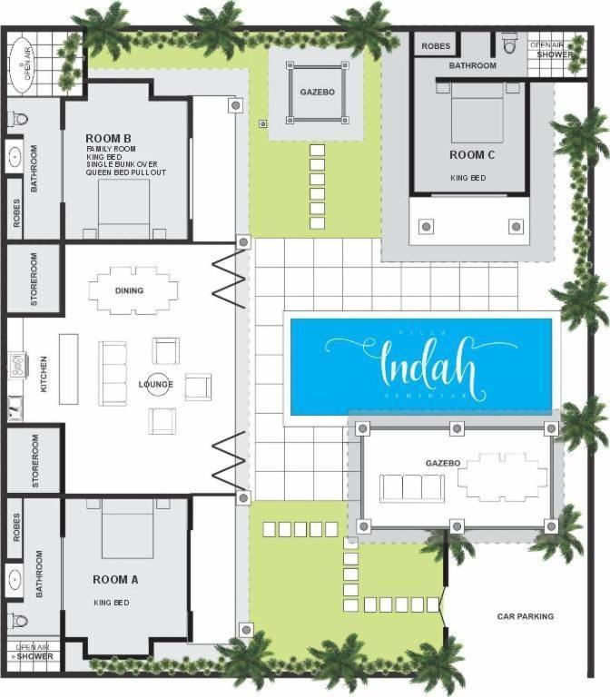Beautiful Villa Indah Seminyak  Bagian luar foto